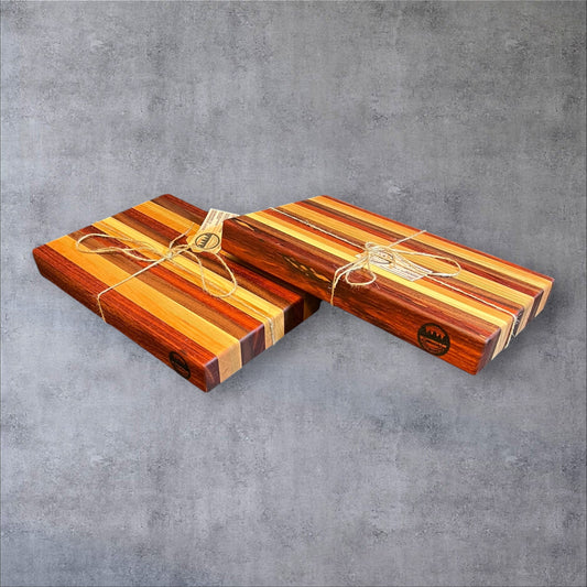 4 Wood combo edge grain cutting board