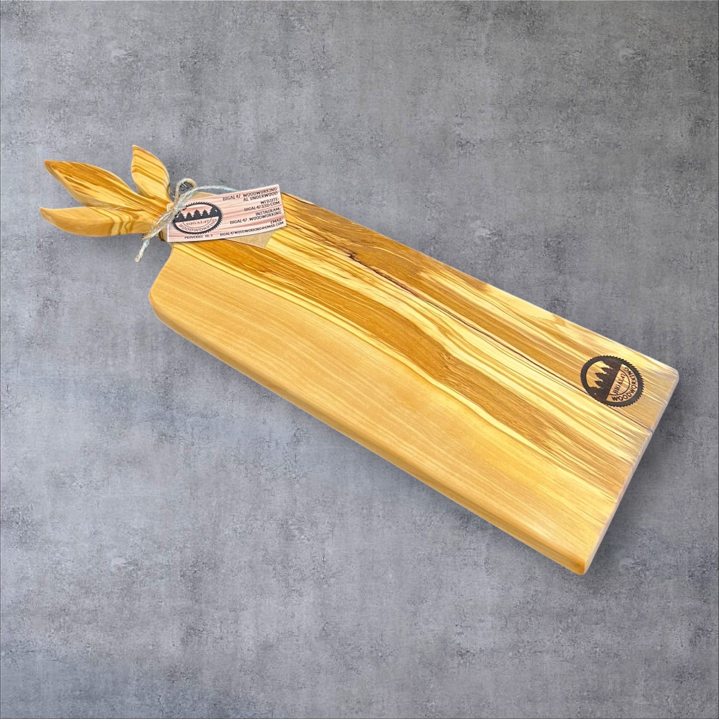 Exotic Olive Wood Charcuterie Board